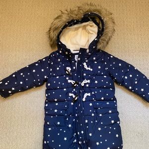 GAP Heavy Parka with removable fur!